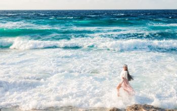 Woman on beach-unsplash