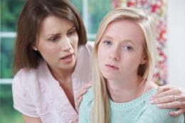Mother Worried About Unhappy Teenage Daughter